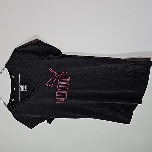 Puma small black athletic short sleeve shirt - Picture 2 of 6